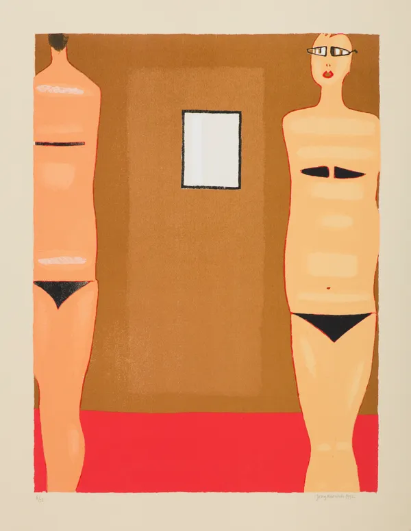 Jerzy Nowosielski, Dwie kobiety z lustrem, 1997