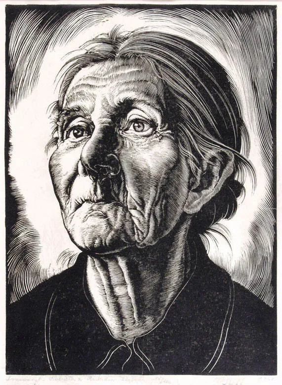 NN NN, Kobieta z Beskidów Śląskich, 1947