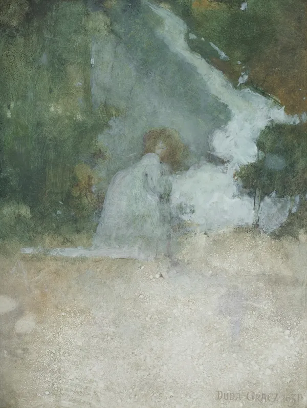 Jerzy Duda Gracz, OBRAZ 1631 - WIEŚ BARCIE - NATIONAL PARK, 1994