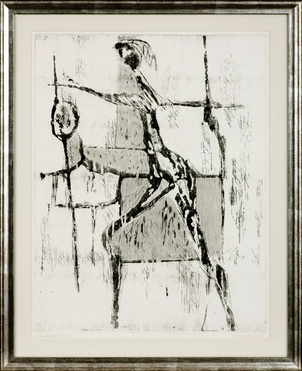 Halina Chrostowska, Akrobatka, 1957