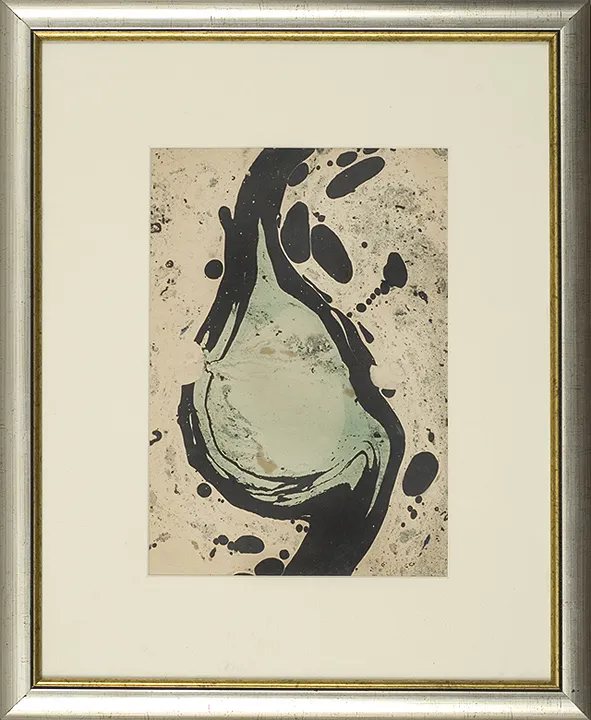 Jan Ziemski, DEKALKOMANIA ABSTRAKCYJNA BARWNA, ok. 1956