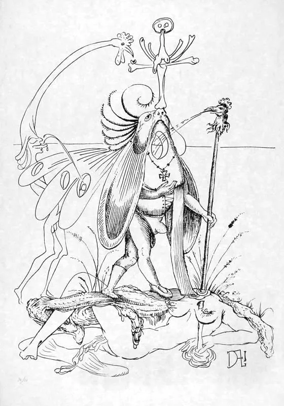 Salvador Dali, Ilustracja 8 z teki les songes...