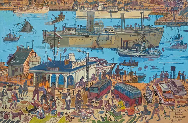 Edward Dwurnik, SZCZECIN - ŻEGLUGA SZCZECIŃSKA, 1993