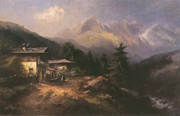 Johan Sperl, Krajobraz alpejski