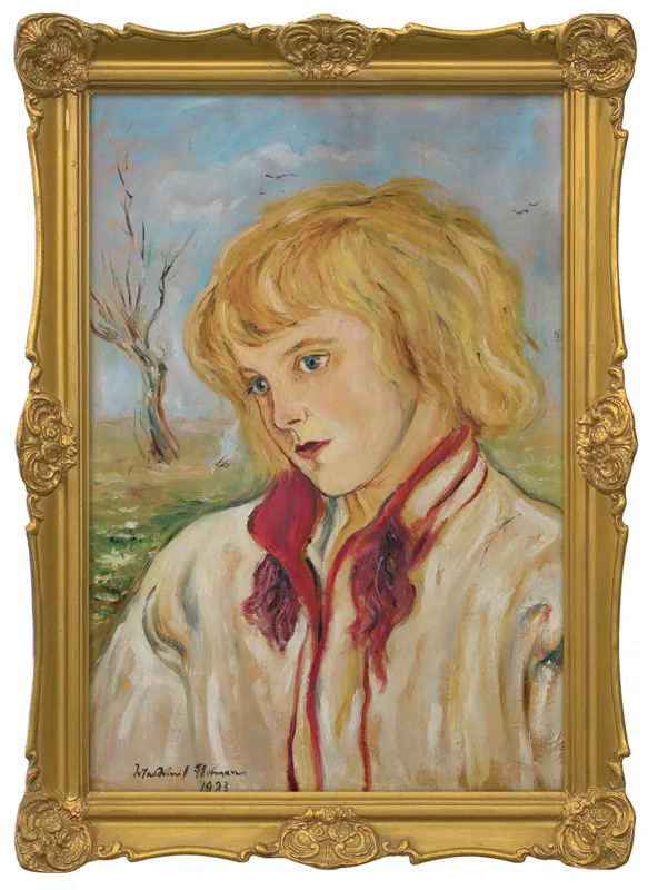 Vlastimil Hofman, CHŁOPIEC W SUKMANIE, 1923