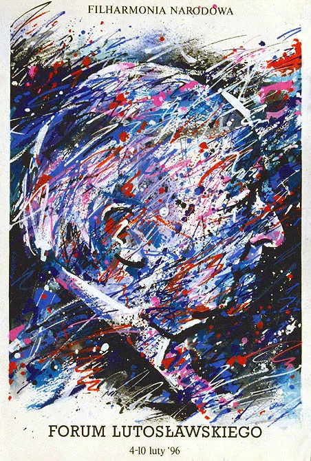 Waldemar Świerzy, Forum Lutosławskiego (projekt plakatu), 1996