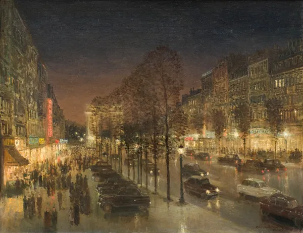 Konstanty Mackiewicz, PARYŻ. CHAMPS-ELYSEES, lata 1945-1950