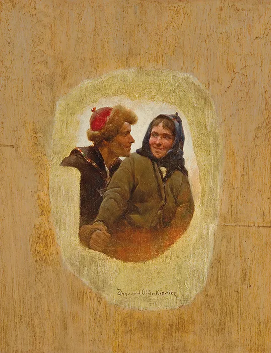 Zygmunt Ajdukiewicz, ZAKOCHANI, ok. 1890 