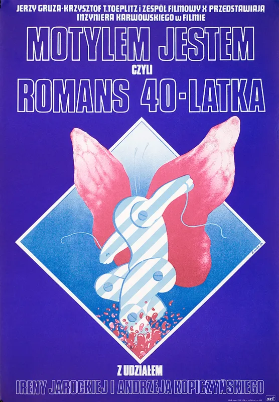 Marek Goebel, Plakat filmowy Motylem jestem, 1976