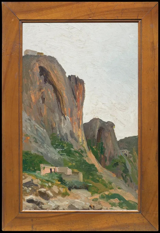 Michał Gorstkin Wywiórski, KRAJOBRAZ SKALNY, 1903-1906