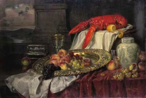 Karl Thoma-Hofele, Martwa natura z Homarem