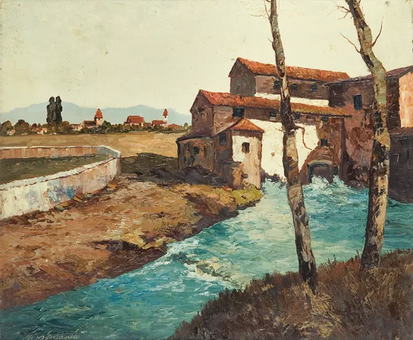 Georg Arnold, STARY MŁYN NAD ARNO, przed 1939