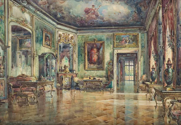 Władysław Chmieliński (Stachowicz), PAŁAC W WILANOWIE, lata 30. XX w.