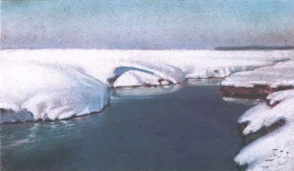 Julian Fałat, Rzeka wśród śniegów