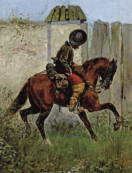 Stanisław Fabijański, JEŹDZIEC, 1889