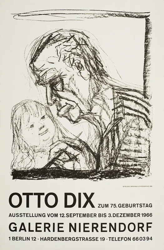 Otto Dix, Artysta z dzieckiem, 1966