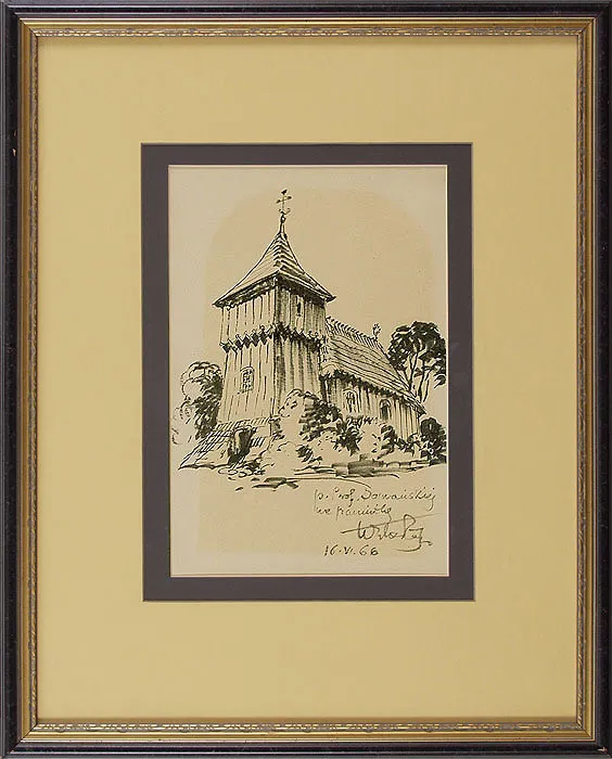 Wiktor Zin, Drewniany kościółek, ok. 1966