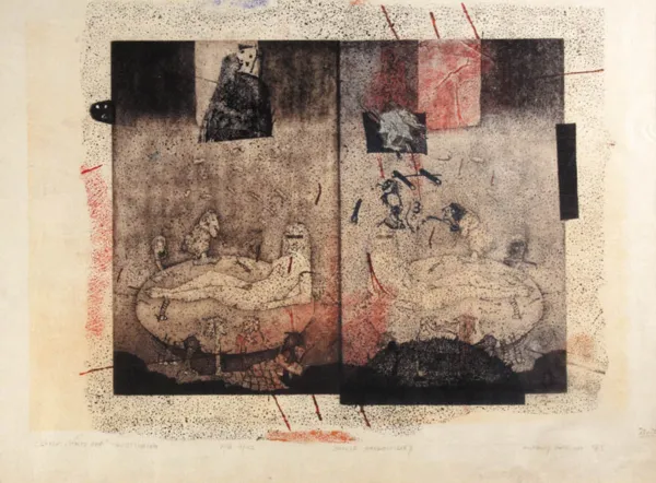 Andrzej Kalina, Kurtyzana, z cyklu Ślad 8842, 1985