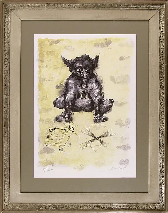 Jan Lebenstein, Ilustracja do „Folwarku zwierzęcego” 