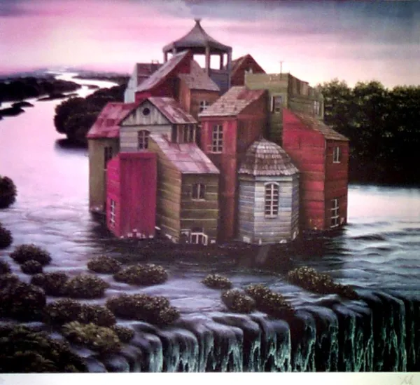 Jacek Yerka, Dom nad wodospadem