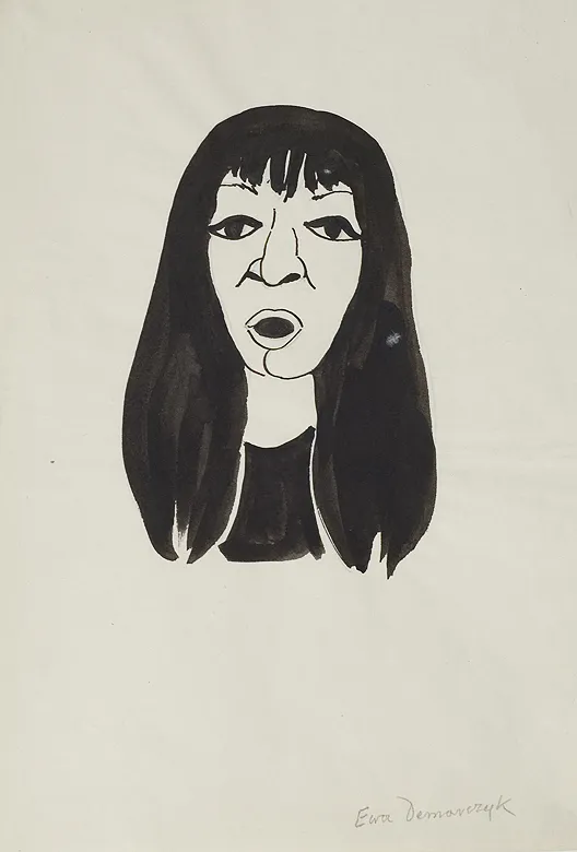 Jerzy  Flisak, Karykatura Ewy Demarczyk