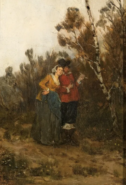 Heinrich Breling, NA PRZECHADZCE, 1877