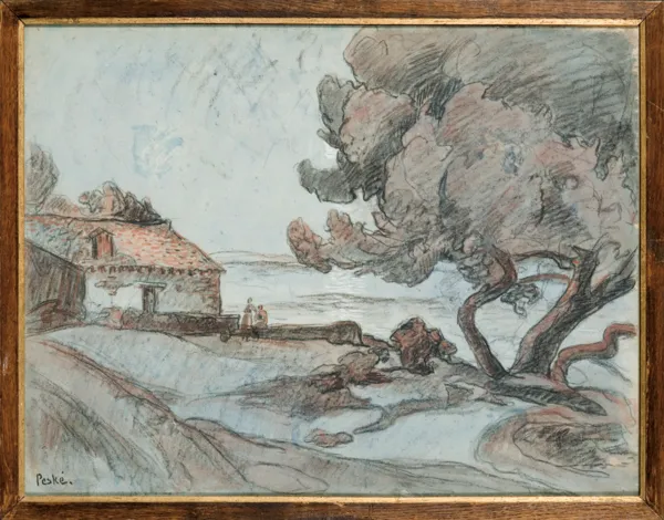 Jan Peske, W KSIĘŻYCOWYM BLASKU, ok. 1910
