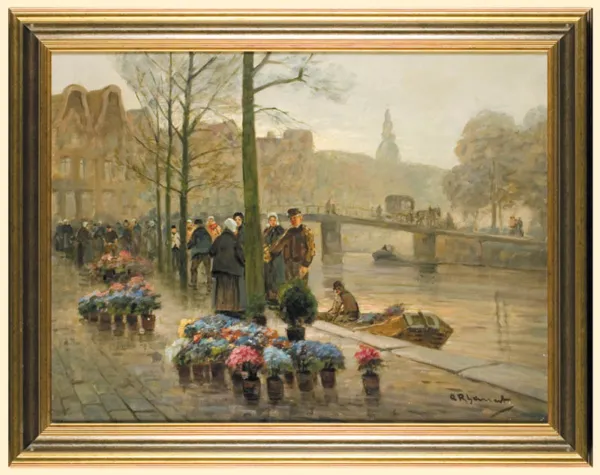 Adolf Rheinert, TARG NA KWIATY NAD BRZEGIEM KANAŁU