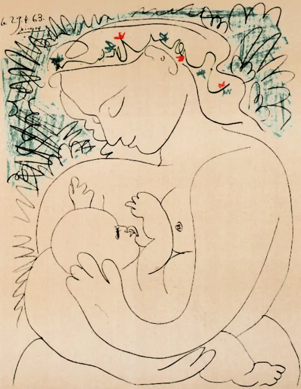 Pablo Picasso, Macierzyństwo, 29 IV 1963
