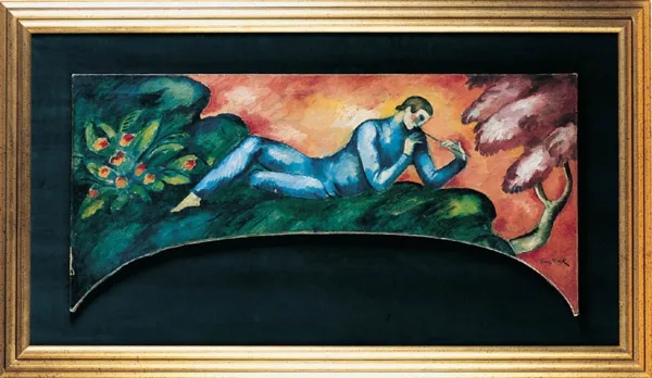 Eugeniusz Zak, Pejzaż z Grajkiem, 1922