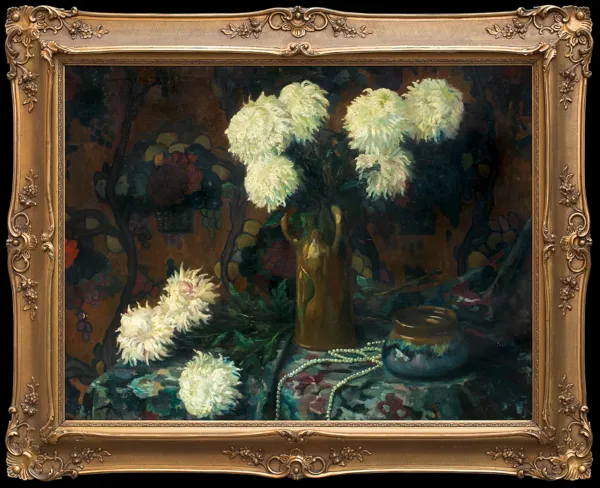 Louis van Hoorde, MARTWA NATURA Z CHRYZANTEMAMI