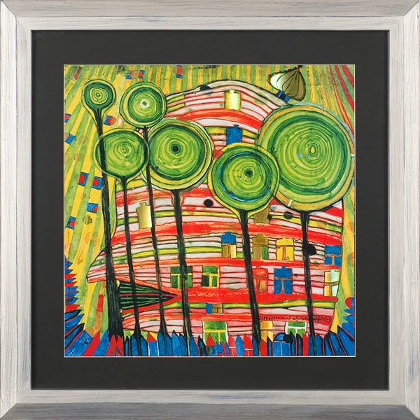 Friedensreich Hundertwasser, BLOBS GROW IN BELOVED GARTENS, 1975 