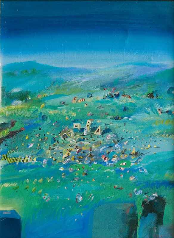 Benedykt Kroplewski, Przedmioty w pejzażu, 1991