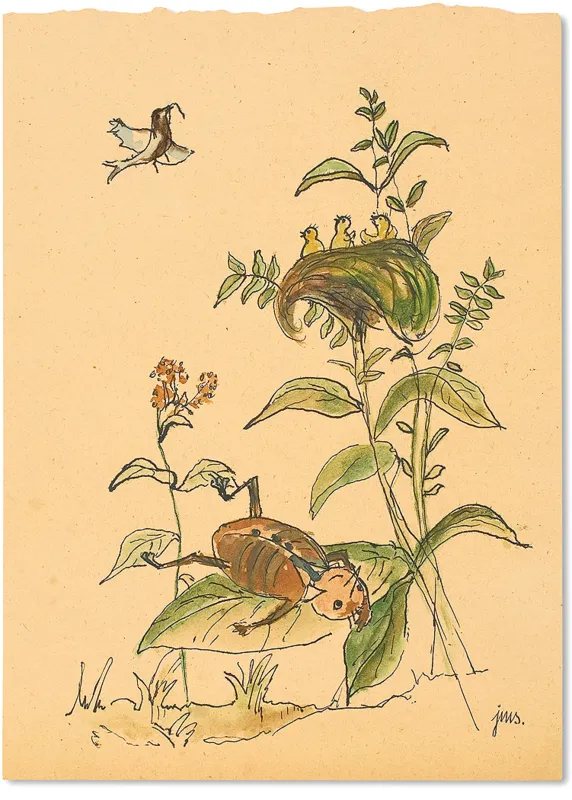 Jan Marcin Szancer, Ilustracja do bajki 