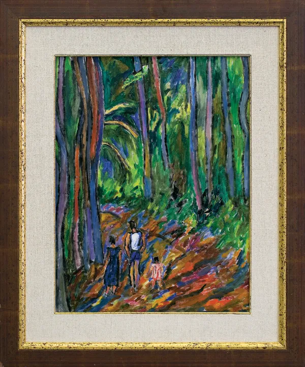 Józef Czapski, PRZECHADZKA W LESIE, 1950