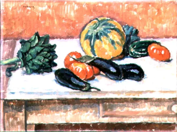 Józef Pankiewicz, Martwa natura z bakłażanami