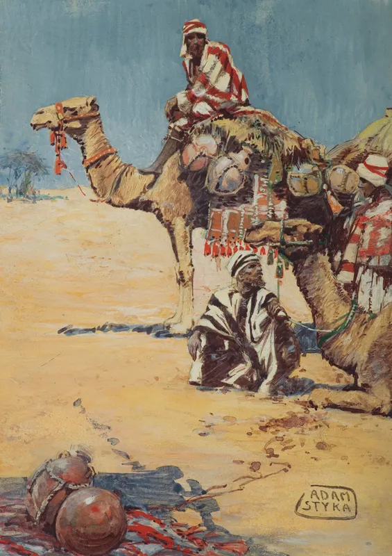 Adam Styka, ODPOCZYNEK NA PUSTYNI