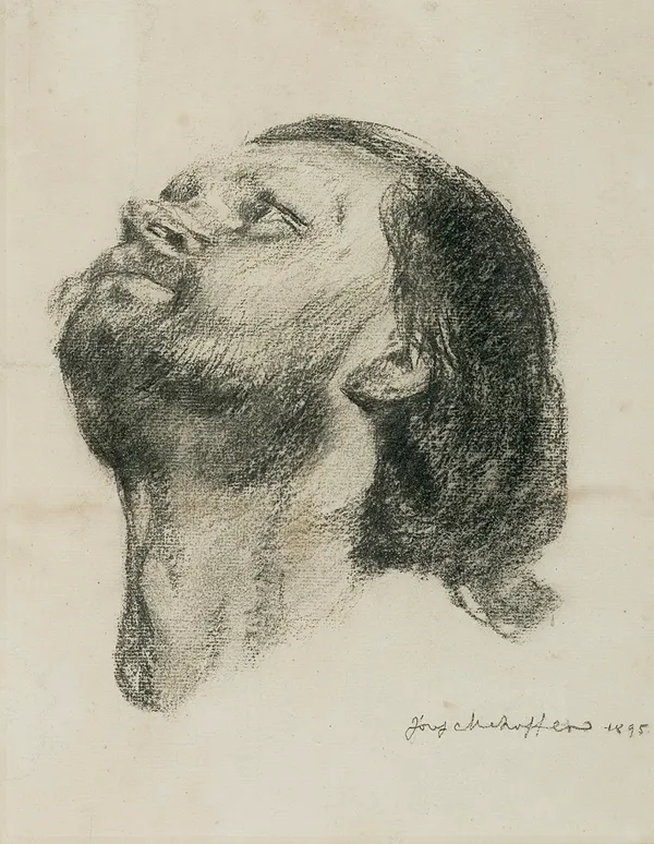 Józef Mehoffer, STUDIUM DO  WITRAŻA KATEDRY WE FRYBURGU, 1895