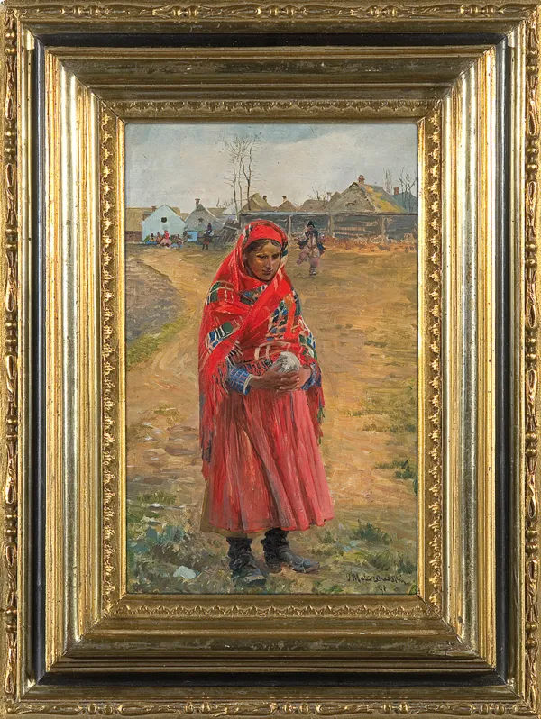 Jacek Malczewski, CZERWONA DZIEWCZYNA, 1891