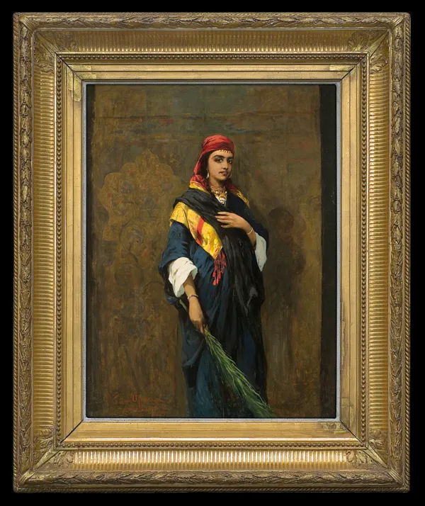 Tadeusz Ajdukiewicz, DZIEWCZYNA W STROJU ORIENTALNYM, 1870