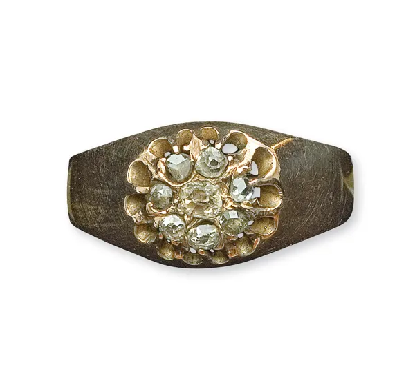 Autor nierozpoznany, PIERŚCIONEK ZŁOTY, początek XX w.