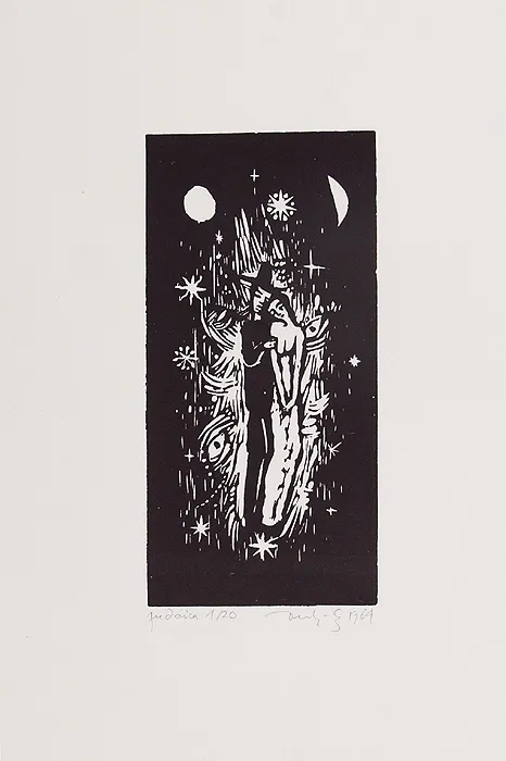 Jerzy Duda Gracz, Rycina 6 z cyklu Judaica, 1964 