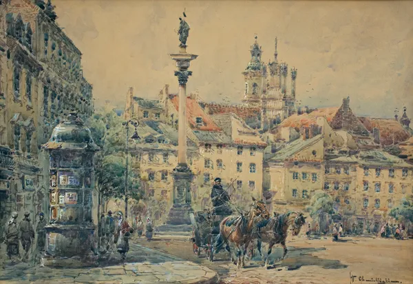 Władysław Chmieliński (Stachowicz), PLAC ZAMKOWY W WARSZAWIE, PRZED 1939