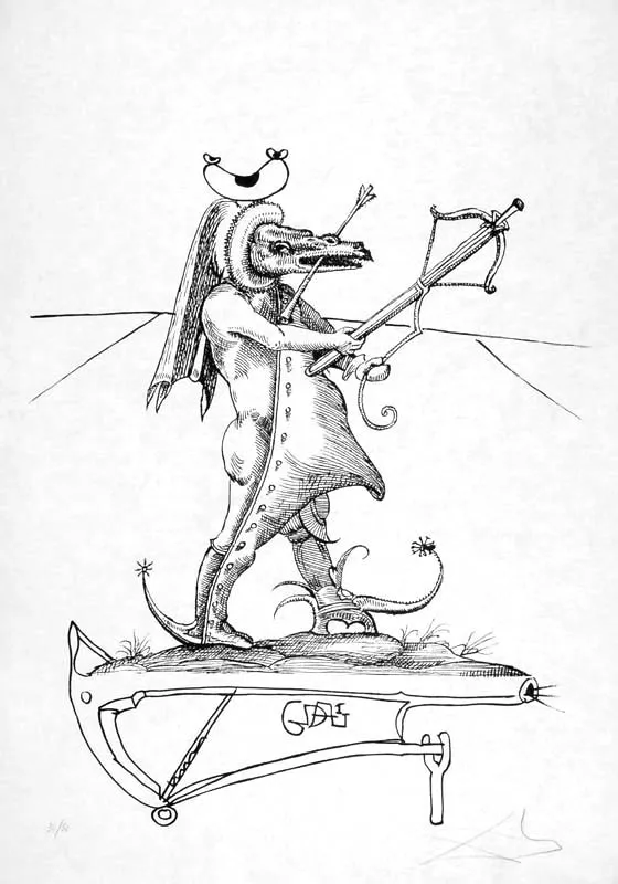 Salvador Dali, Ilustracja 19 z teki les songes...