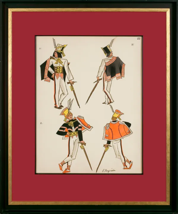 Zofia Stryjeńska, STROJE LUDOWE, ZBÓJNICY GÓRALSCY