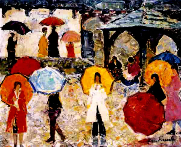 Franciszek Kmita, Parasolki w Kazimierzu, 1982