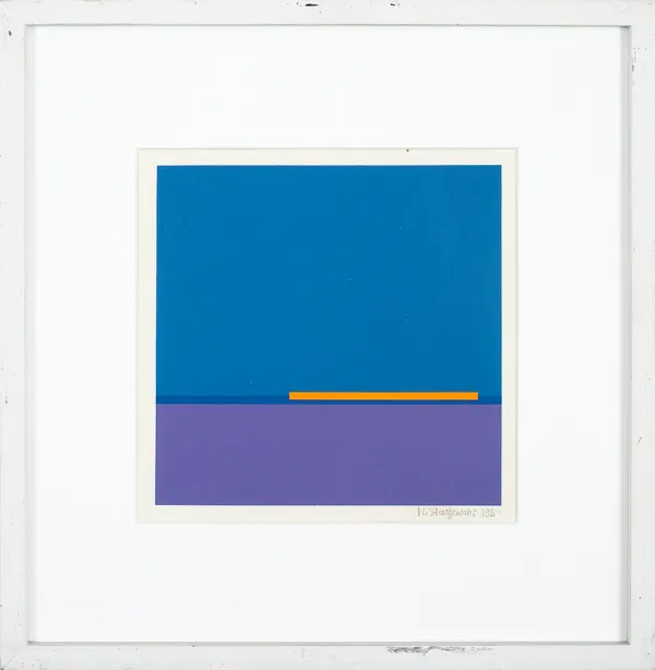 Henryk Stażewski, Kompozycja abstrakcyjna z elementem poziomym, 198