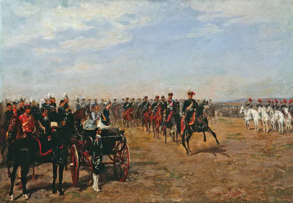 Tadeusz Ajdukiewicz, Przegląd VII pułku huzarów pruskich