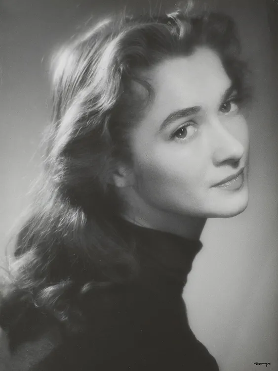 Jerzy  Dorys, Olga Sawicka - primabalerina Opery Warsz., 1957