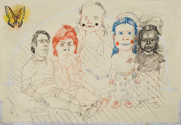 Karol Wieczorek, Portret rodzinny z motylem